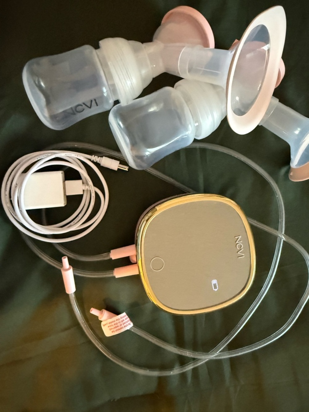 NCVI Electric Breast Pump - Pink/White